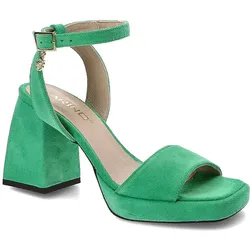 Grüne Sandalen Lemar Bequeme Damen Lederschuhe, 40