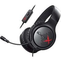 Creative Labs Creative Sound BlasterX H3 analoges Pro-Gaming Headset, schwarz