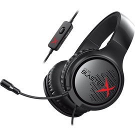 Creative Labs Creative Sound BlasterX H3 analoges Pro-Gaming Headset, schwarz