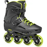 Rollerblade Lightning, Inline Skates für Männer, Urban Inliner, Schwarz/Gelb, 43/44