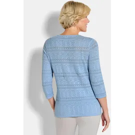 GOLDNER Rundhalspullover Blau 19