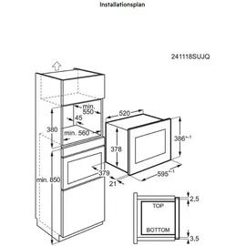AEG NMS5G251EB Schwarz