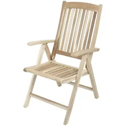 Hochlehner Lehnstuhl Klappstuhl Stuhl verstellbar Teak