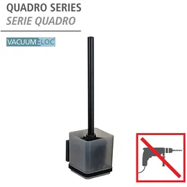 Wenko WC-Garnitur Quadro Schwarz