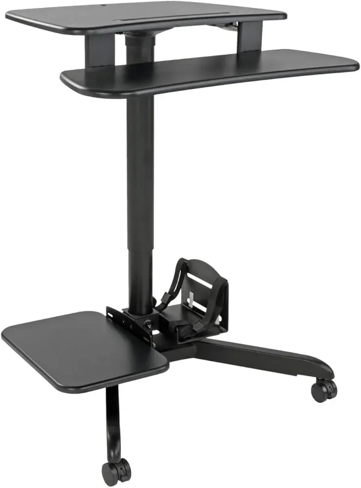 Tripp Lite Rollbarer Schreibtisch TV-Monitorwagen Höhenverstellbar WWSSRDSTC