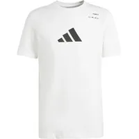 Adidas Herren AEROREADY Tennis Category Graphic Tee T-Shirt, White, S