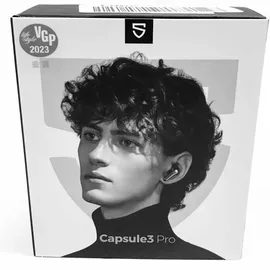 soundpeats Capsule 3 Pro (ANC, 5.50 h, Kabellos), Kopfhörer, Schwarz