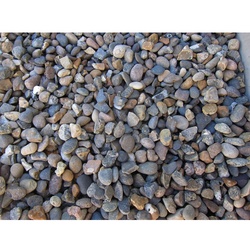 Gabiona Gabionensteine, Nordseekiesel, bunt, Naturstein