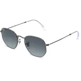 Ray Ban Hexagonal Flat Lenses 0RB3548N  51mm gunmetal / grey gradient
