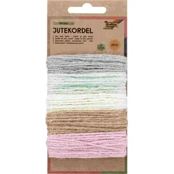 Folia Jutekordel 20m, 5-farbig je 4m