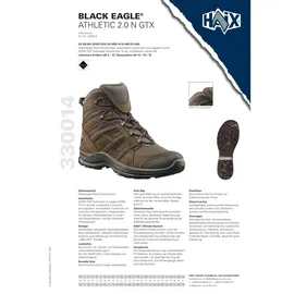 Haix Black Eagle Athletic 2.0 N GTX mid/brown UK 8.0 / EU 42
