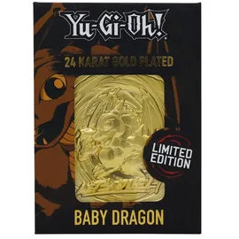 Yu-Gi-Oh! Fanattik Yu-Gi-Oh! Limited Edition 24K Gold Plated Collectible - Baby Dragon
