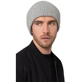 Style & Republic Beanie Kaschmir Chunky Beanie Herren grau