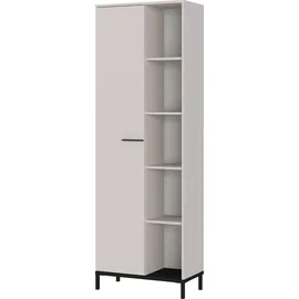 Germania Büromöbel-Set GERMANIA "GW-Rovigo", beige (kaschmir, schwarz), B:278cm H:190cm T:80cm, Holzwerkstoff, Metall, Arbeitsmöbel-Sets, Büromöbel-Set, Schreibtisch elektrisch höhenverstellbar