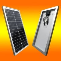 1 Stück Solarmodul 50Watt 12V Monokristallin 50W Solarpanel Wohnmobil Garten