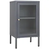 VCM Vitrine Dalby Stahl Grau