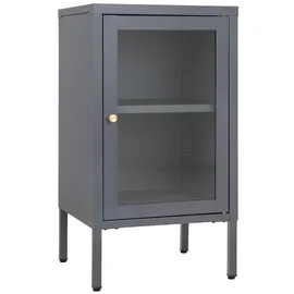 VCM Vitrine Dalby Stahl Grau