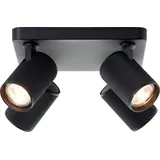 Brilliant Marty 4flg. schwarz 4x GU10