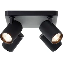 Brilliant Marty 4flg. schwarz 4x GU10