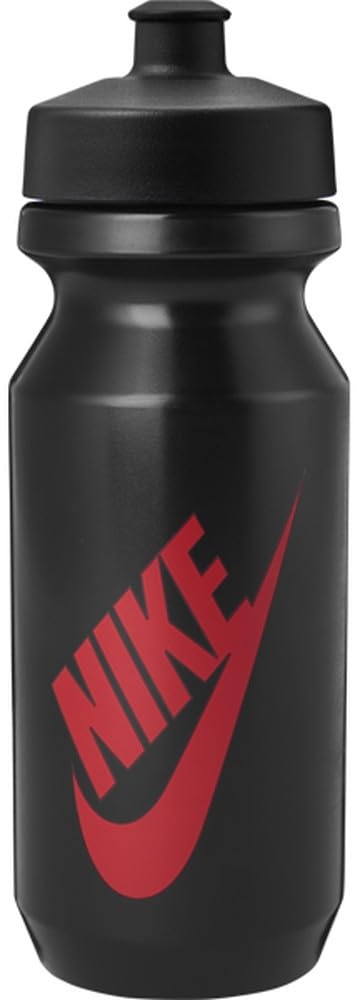 Nike Big Mouth Bottle 2.0 22oz Graphic in der Farbe Black/Black/Bright Crimson, Fassungsvermögen: 650ml, N.000.0043.025.22