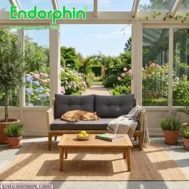 Endorphin Larissa Loungeset 2-tlg. braun