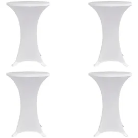 deluke Stehtischhusse AMAU Weiß Ø 60 cm 4er Set