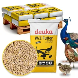 deuka W/Z Futter 10x25kg, Alleinfuttermittel für ausgewachsene Wachteln und Ziergeflügel