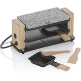 Kela Raclette/Stein Bedretto schwarz 2Personen 27,0x11,0x13,0cm