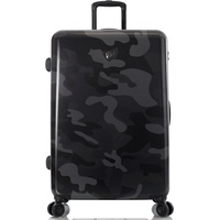 HEYS »Black Camo, 76 cm«, 4 Rollen, Reisegepäck Koffer groß Reisekoffer TSA Schloss Volumenerweiterung,
