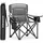 Songmics Campingstuhl Klappstuhl Grau