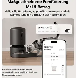 PETLIBRO GRANARY WIFI DUAL ESSENSCHALE SCHWARZ Futterautomat