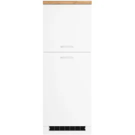 kochstation Kühlumbauschrank KS-Milan 60 x 60 x 166 cm Weiß