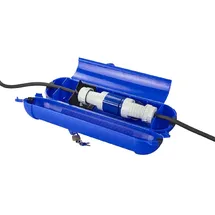 PRO PLUS ProPlus Sicherheitsbox für CEE-Stecker und Kupplung, blau
