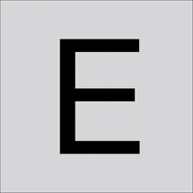 RZB Buchstabe "E" 99220.003.E