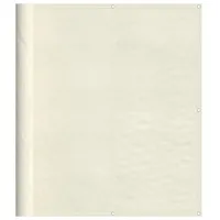 vidaXL Balkon-Sichtschutz Creme 120x800 cm 100 % Polyester-Oxford