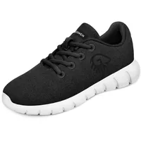 GIESSWEIN Merino Runners Men atmungsaktiv - Herren Sneaker für gesunden Gang - Bequeme leichte Arbeitsschuhe, ideal für Pflegeberufe - Freizeitschuhe - 40 EU