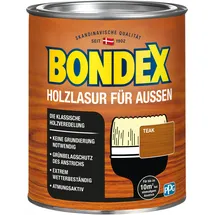 Bondex Holzlasur für Aussen 750 ml teak