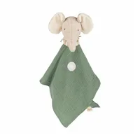 Sigikid 39927 - Musselintuch Elefant Tiny Tissues, Schnuffeltuch