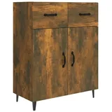 vidaXL Sideboard Räuchereiche 69,5x34x90 cm Holzwerkstoff