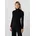 Longpullover Strickpullover Rollkragenpullover Schwarz 44