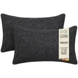 Selfitex Dekokissen 30 x 50 cm Schwarz