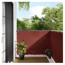 vidaXL Balkonverkleidung 120 x 800 cm Terrakotta Polyester