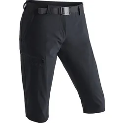 MAIER SPORTS Damen Caprihose Inara slim 3/4, black, 48