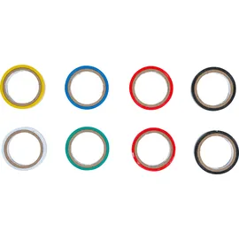 BGS Klebeband COLOR Multi-Klebeband Set 18 mm x 3 m 8 St.