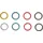 BGS Klebeband COLOR Multi-Klebeband Set 18 mm x 3 m 8 St.