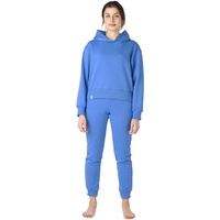 Bellivalini Trainingsanzug Sportanzug Damen Jogginganzug Trainingsanzug aus Baumwolle BLV222 blau