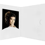 Daiber Portraitmappe 1x100 13x18cm Weiß