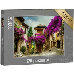 puzzleYOU Puzzle Puzzle 1000 Teile XXL „Schöne alte Stadt in der Provence, Frankreich“, 1000 Puzzleteile, puzzleYOU-Kollektionen Provence, Frankreich