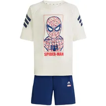 adidas Unisex Kids Marvel Spider-Man Sport Set off white/dark blue, 5-6 Years
