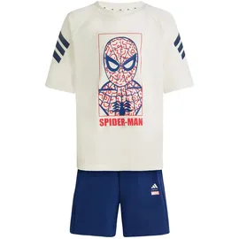 adidas Unisex Kids Marvel Spider-Man Sport Set off white/dark blue, 5-6 Years